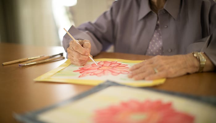 Foster creative inspiration with art classes, and musical performances and concerts at Fredericka Manor