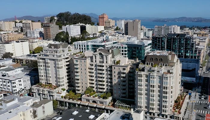 An overview of San Francisco Towers