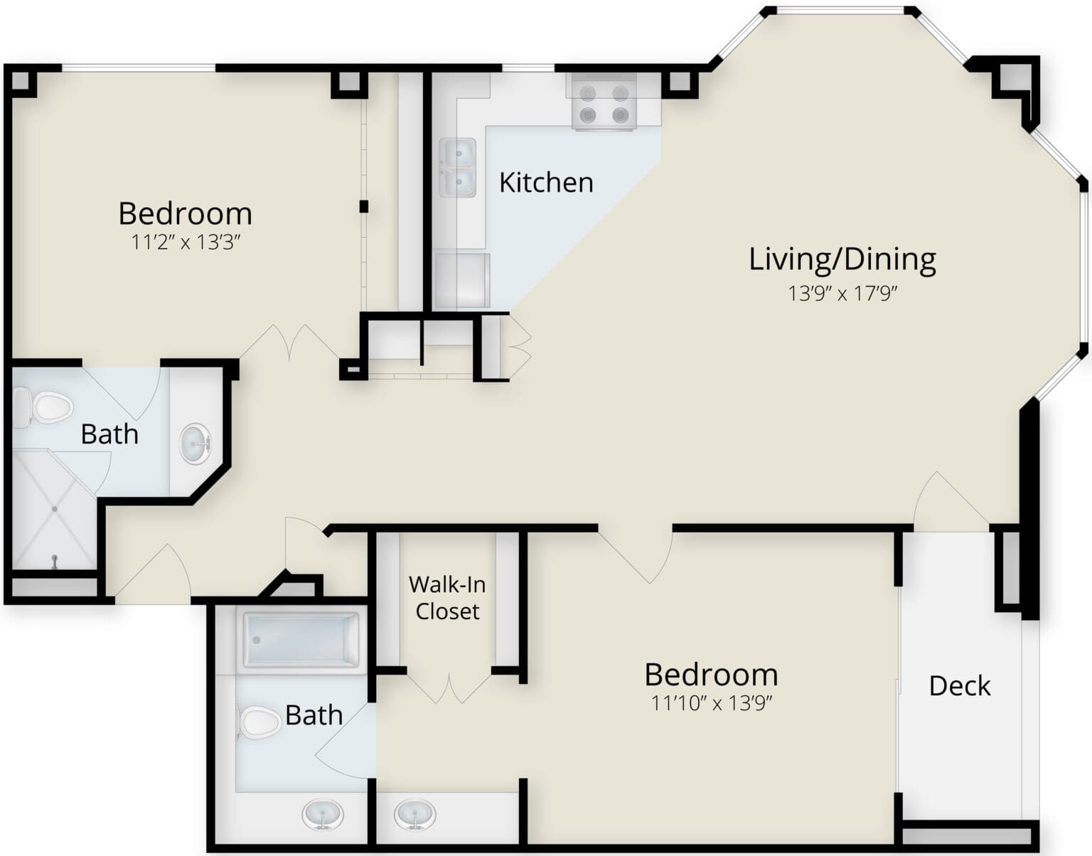 WH - 2 Bed / 2 Bath – Front Porch