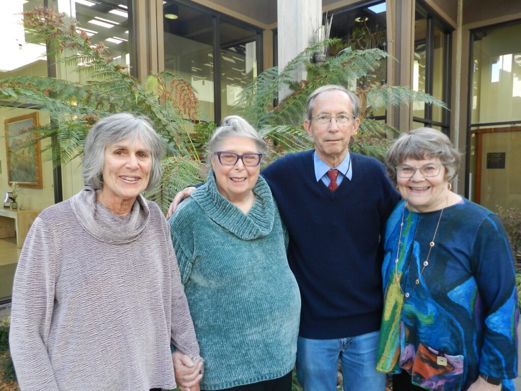 Four residents that worked on the promotional video. 