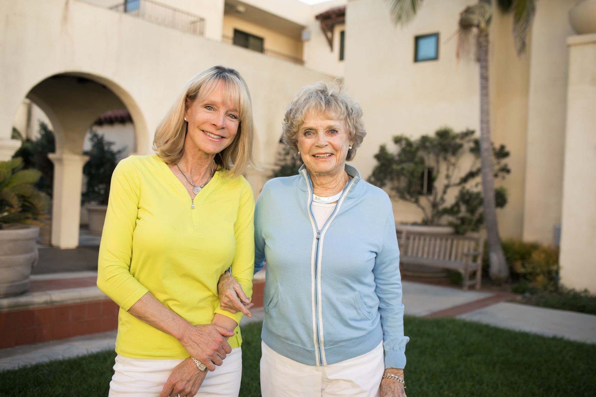 a senior lady moving to a retirement home