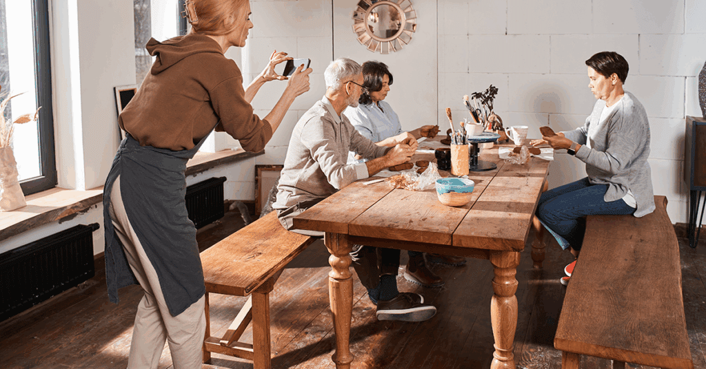 seniors playing