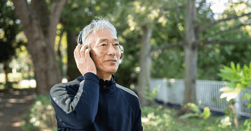 old men listing music