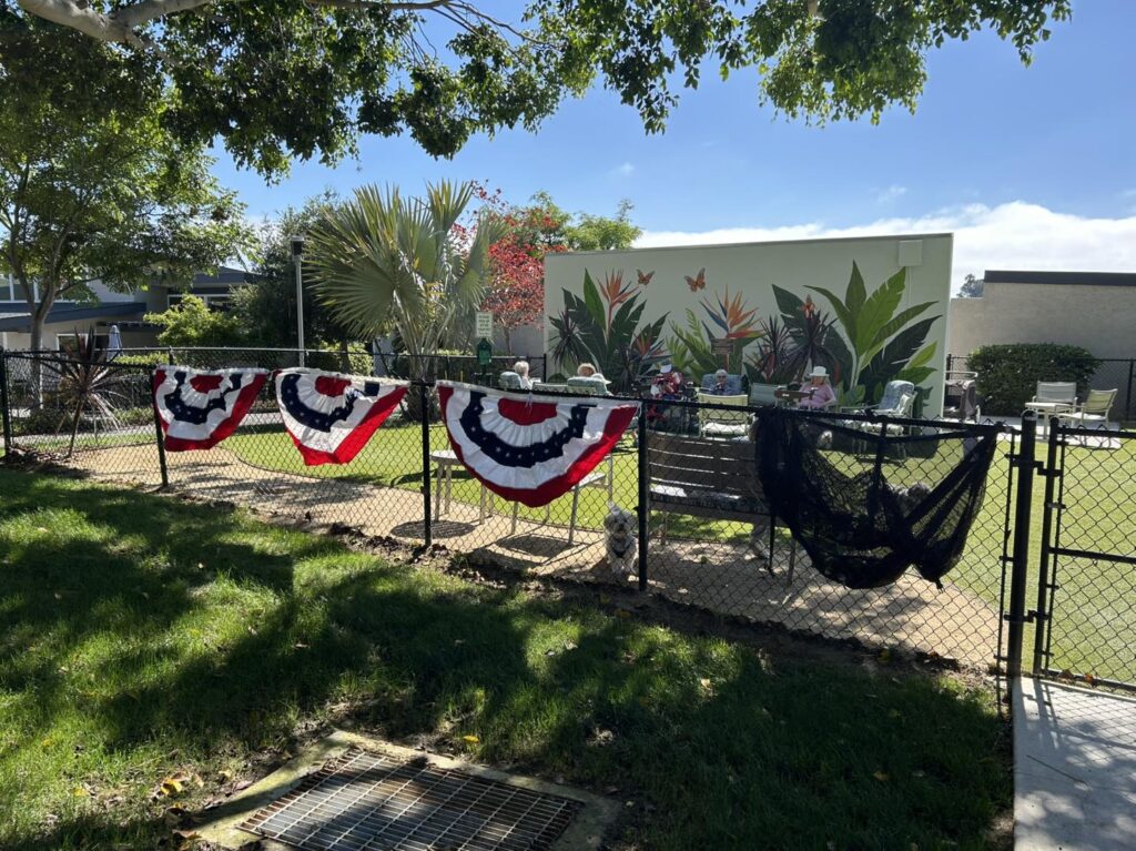 wesley palms celebrating labor day at independent living