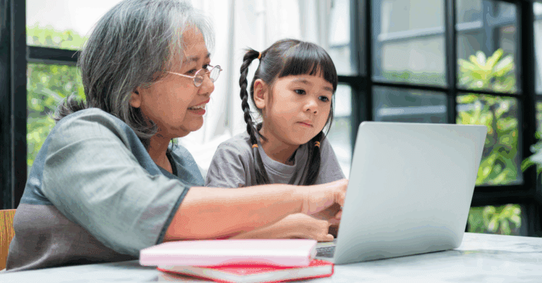 New Technology with Grandkids in independent living