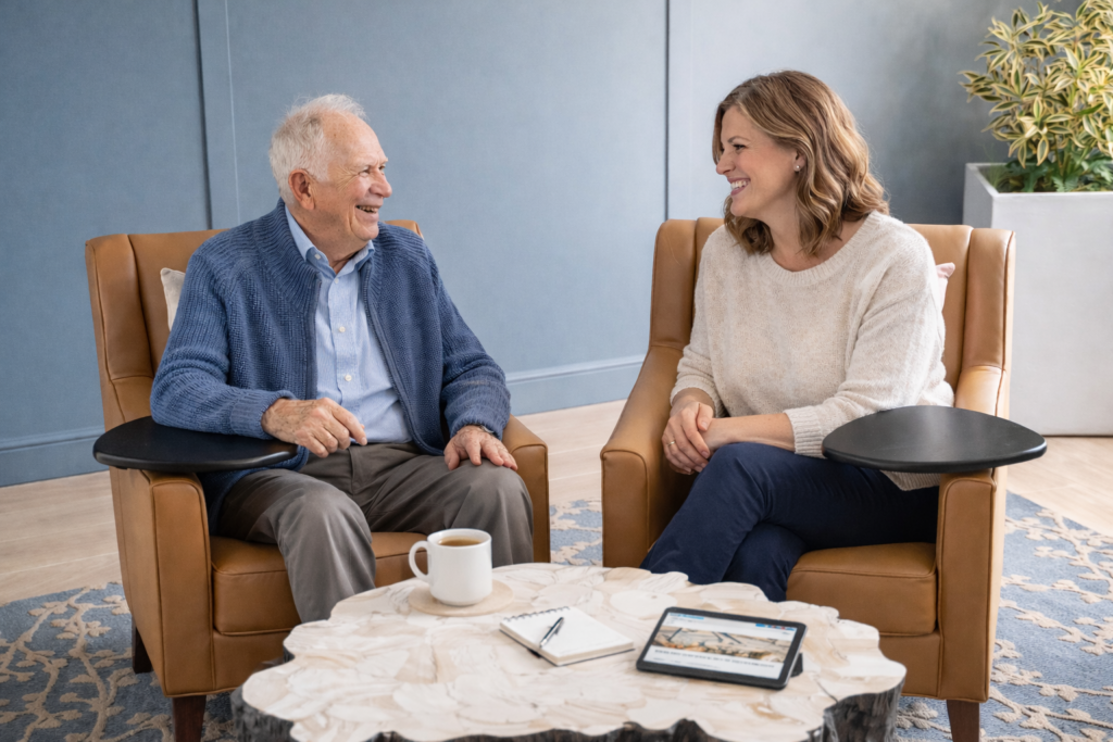 seniors in active senior living