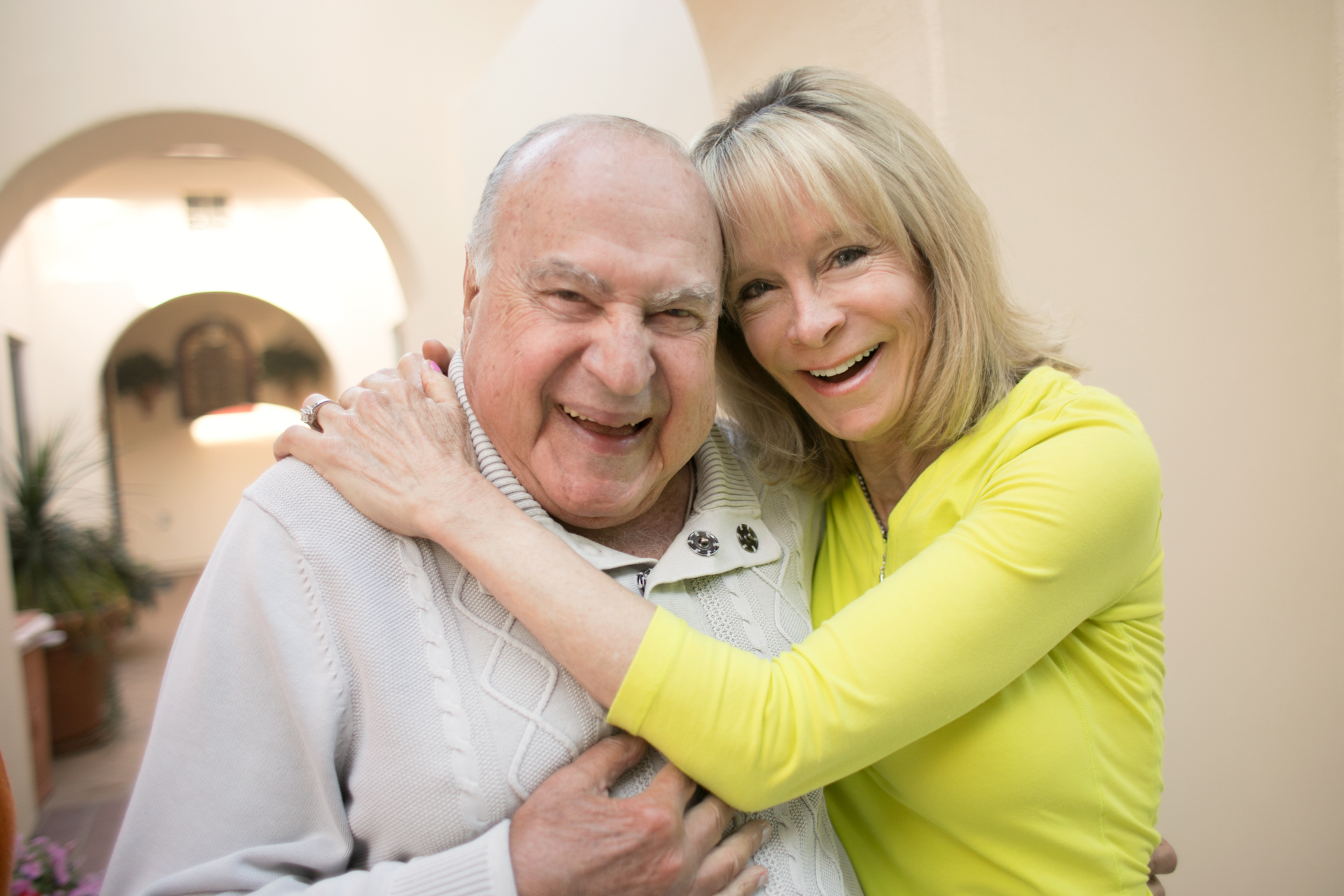 two seniors in the best assisted living