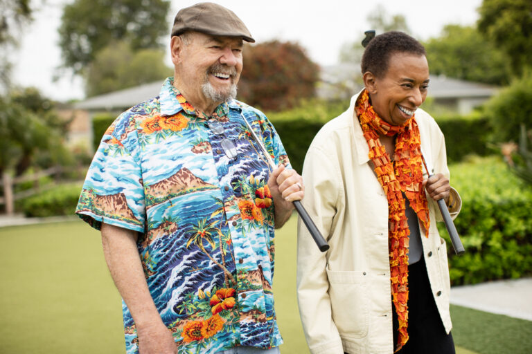 seniors laughing in retirement homes