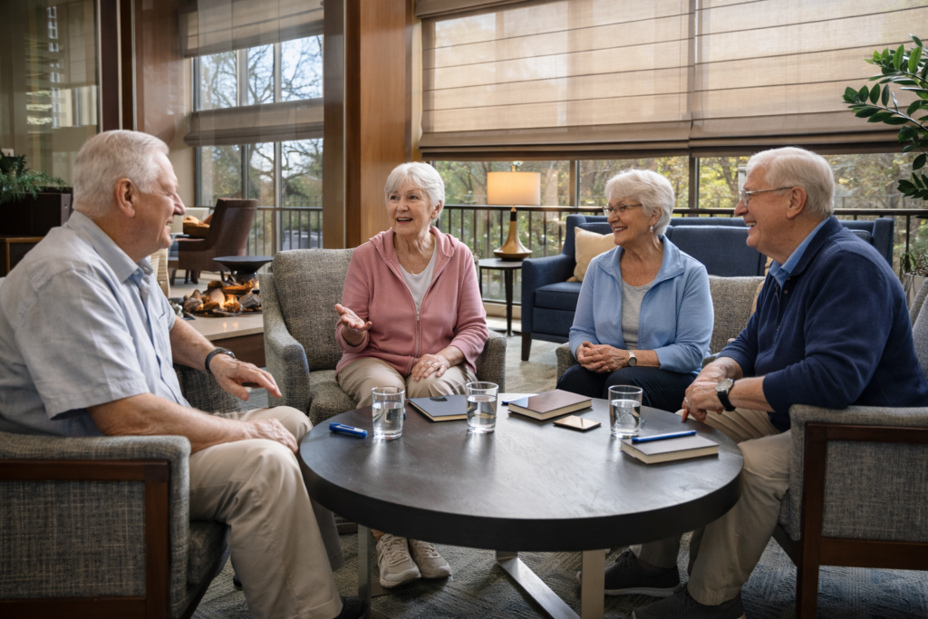 seniors in independent senior Living