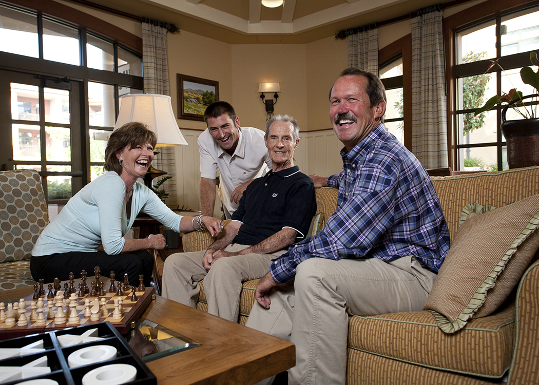 seniors happy in memory care