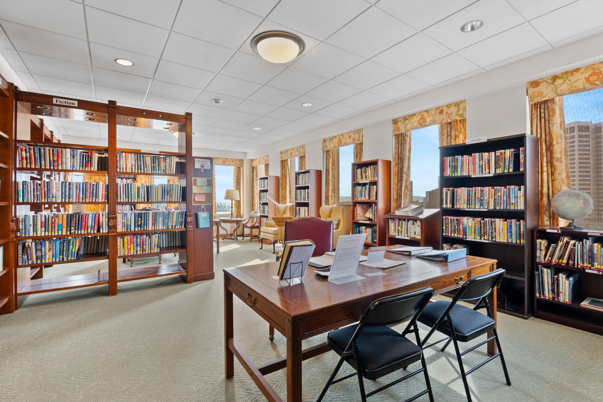  library for seniors in senior independent living