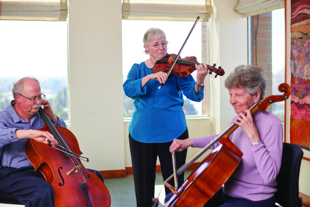 seniors in luxury senior independent living