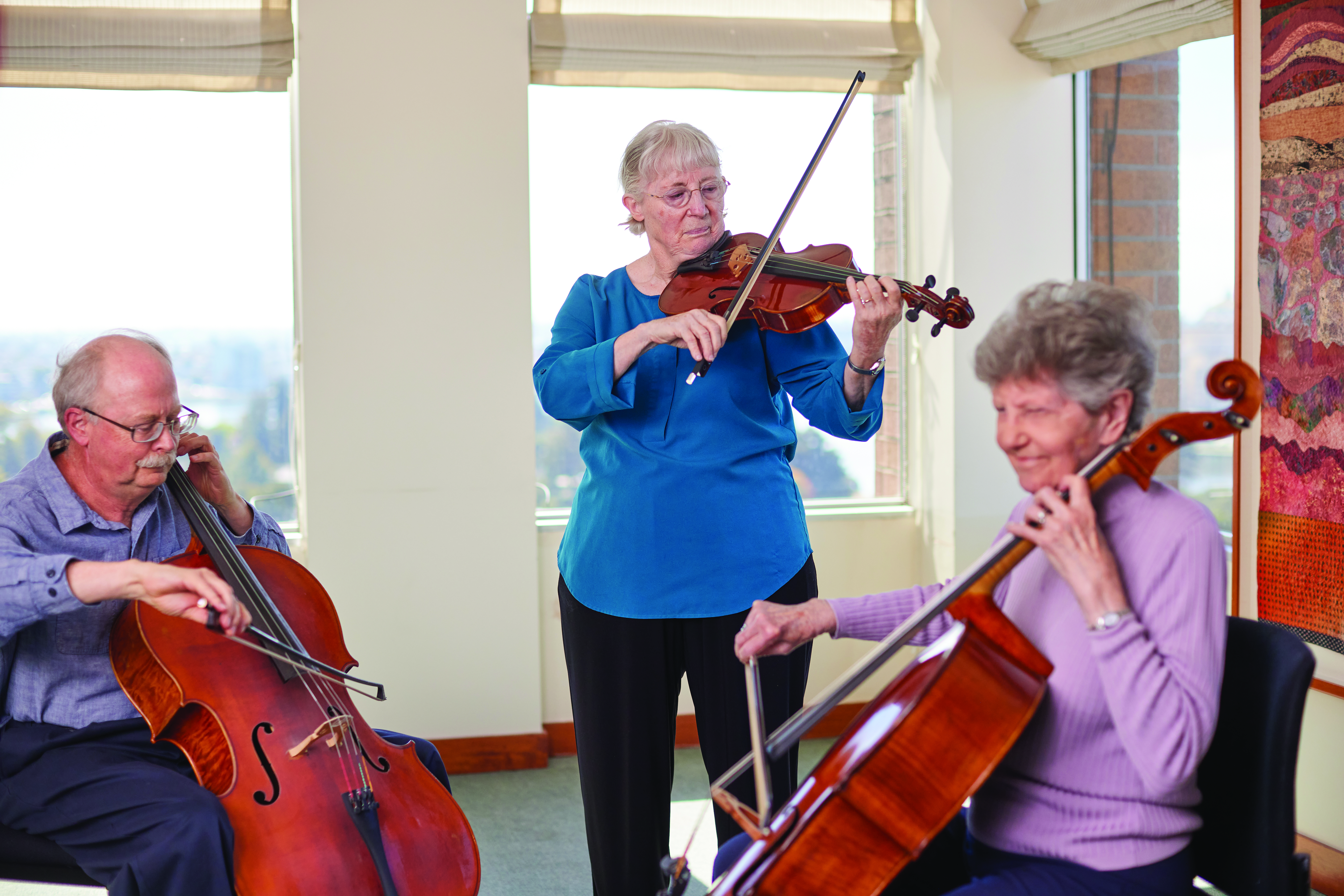 seniors musicians in senior independent living