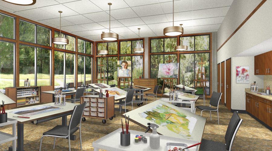 art room at Spring Lake Village